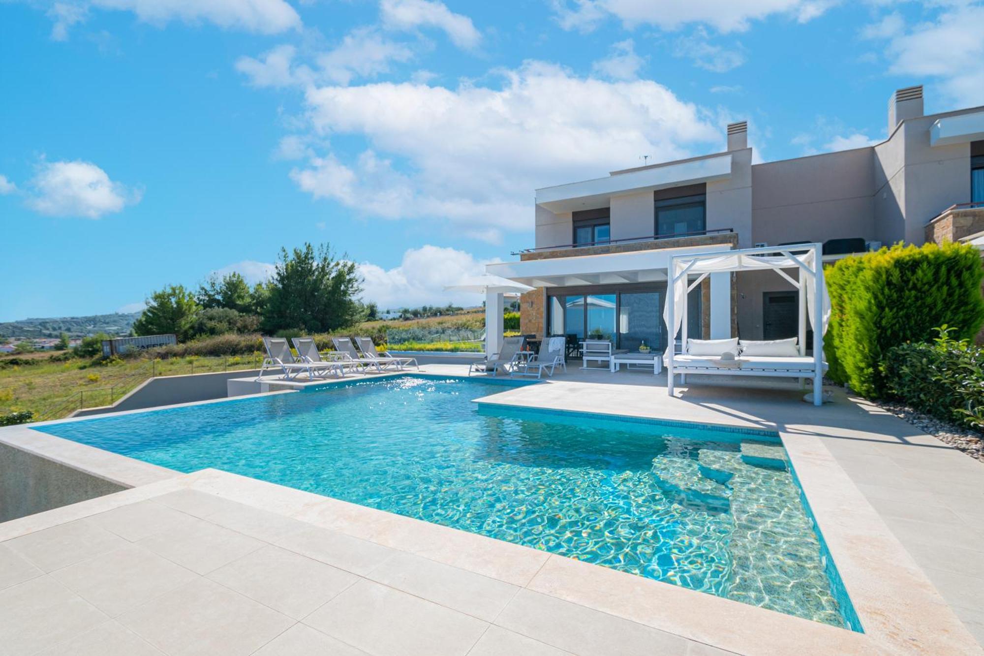 Bellevue Villas With Private Pool Hanioti Exterior photo