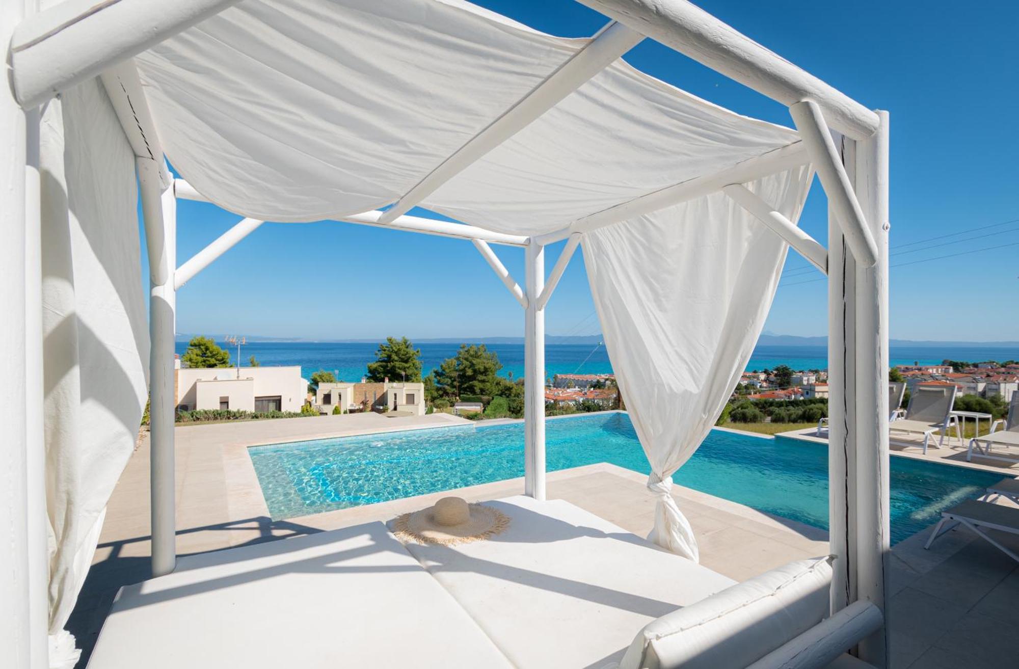 Bellevue Villas With Private Pool Hanioti Exterior photo