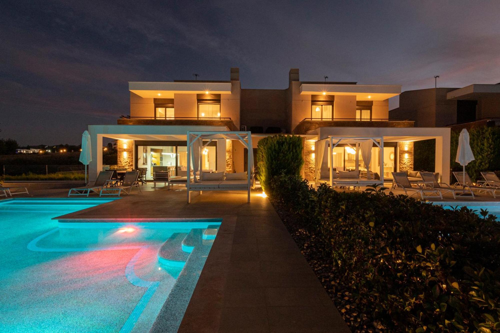 Bellevue Villas With Private Pool Hanioti Exterior photo