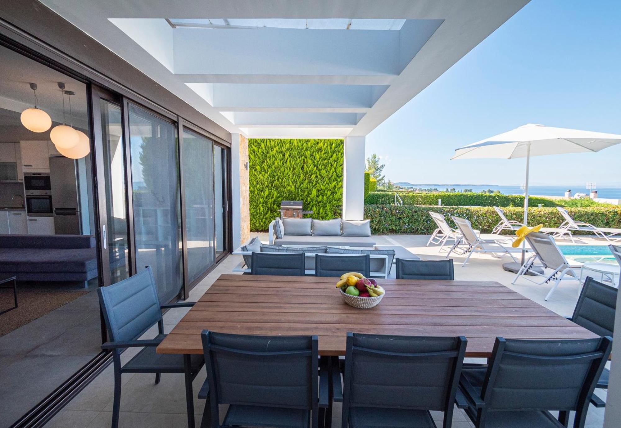 Bellevue Villas With Private Pool Hanioti Exterior photo