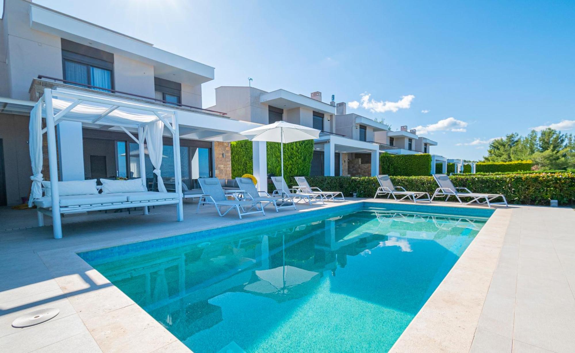 Bellevue Villas With Private Pool Hanioti Exterior photo