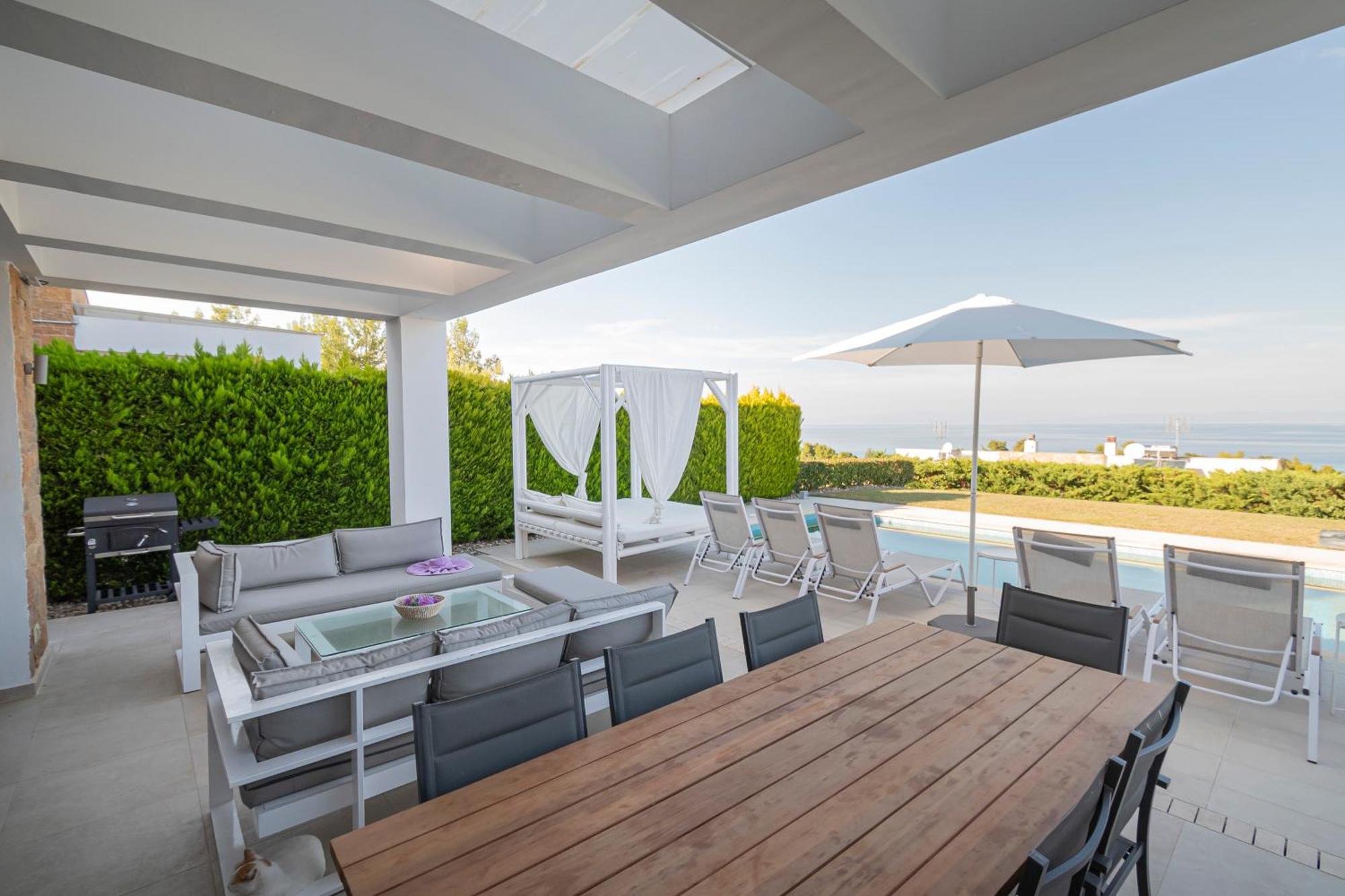 Bellevue Villas With Private Pool Hanioti Exterior photo