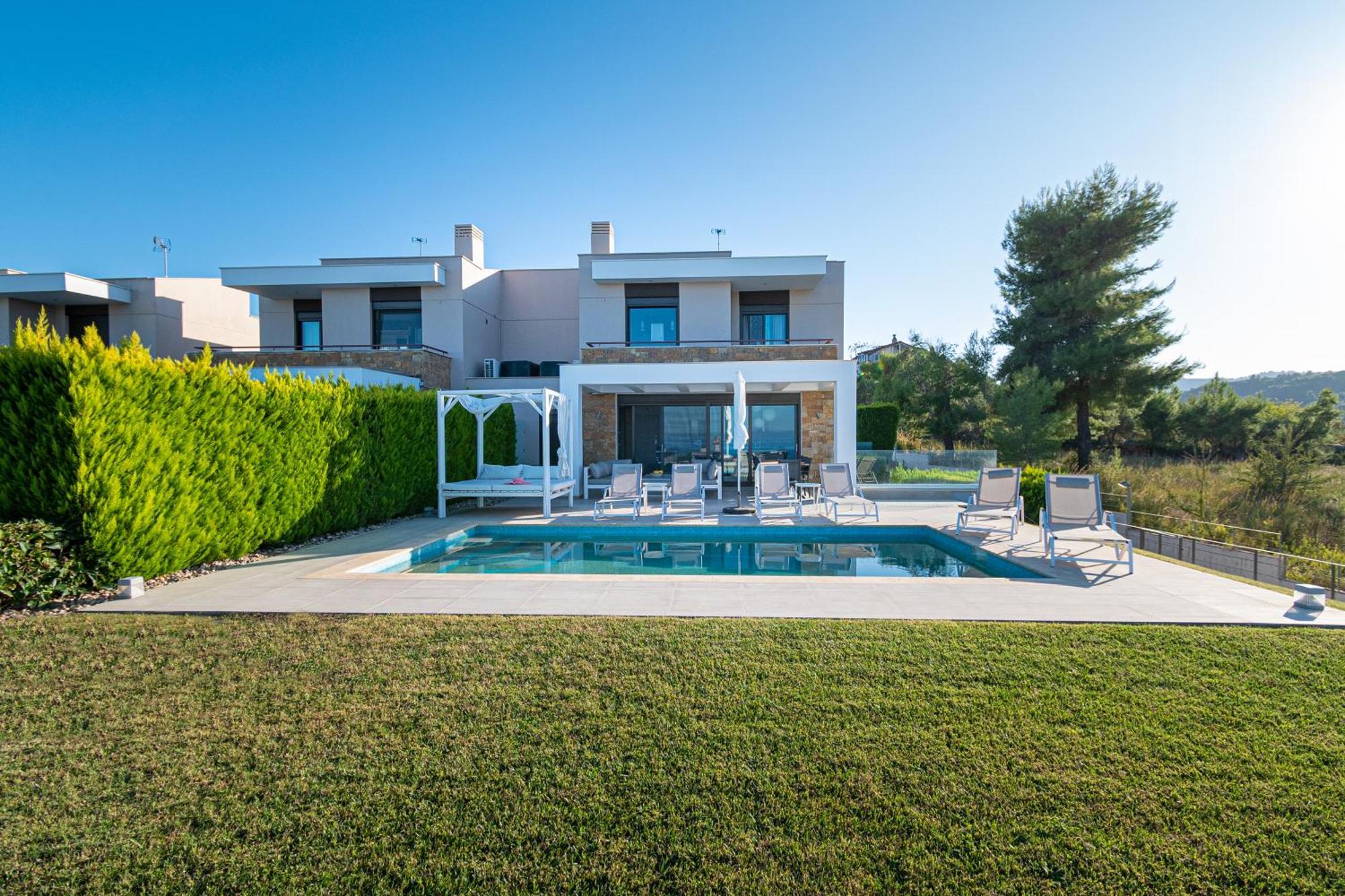 Bellevue Villas With Private Pool Hanioti Exterior photo