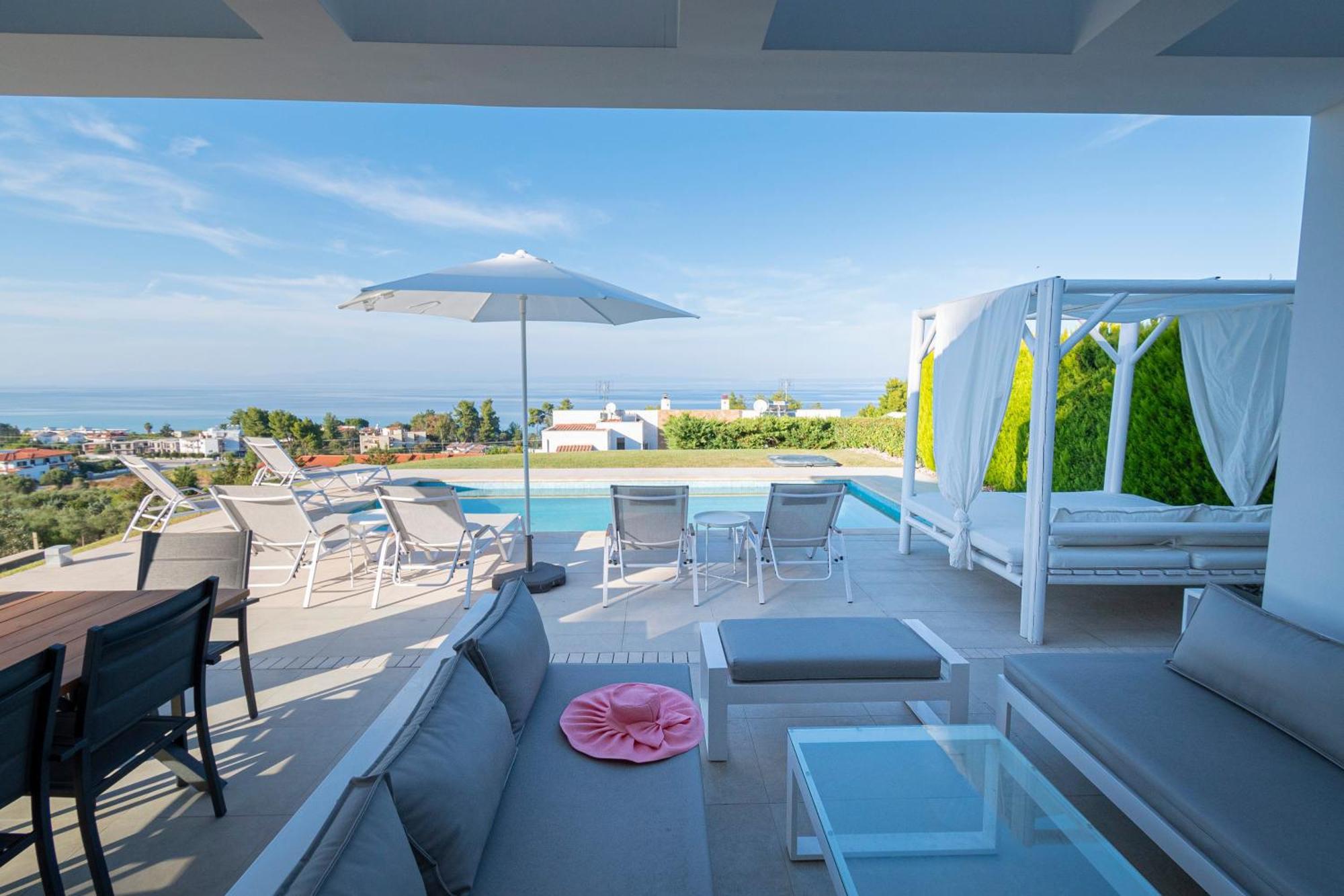 Bellevue Villas With Private Pool Hanioti Exterior photo